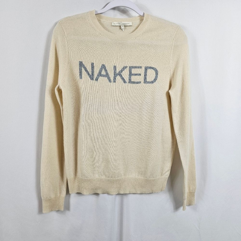 Naked Cashmere Graphic Sweater in Ivory - Size S
